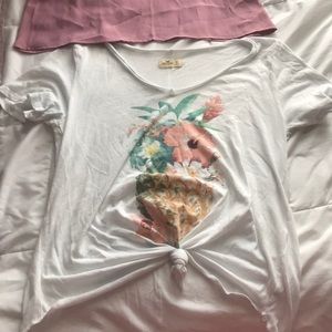 Hollister tshirt with free tank thrown in